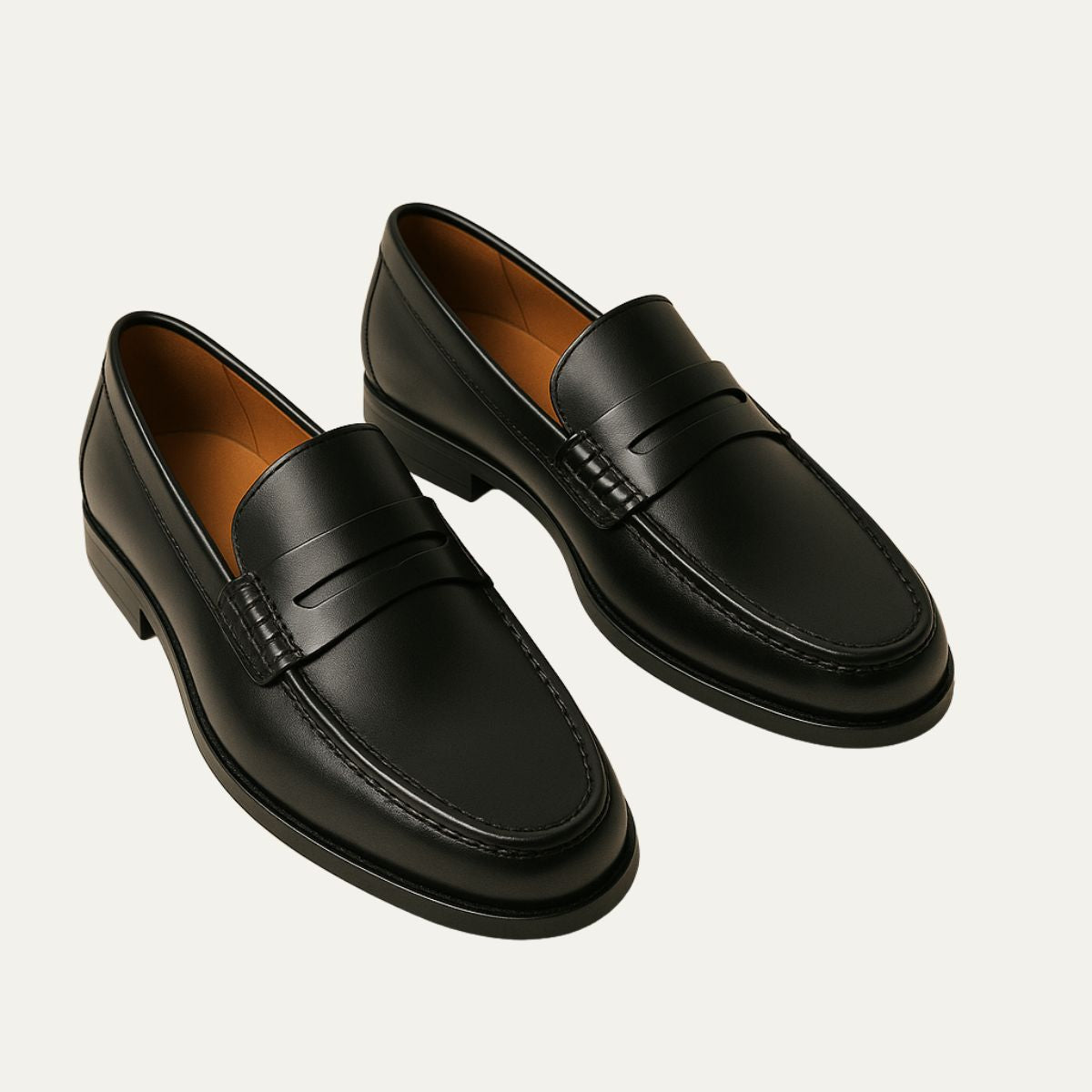 The Penrose Slip on Leather Loafers for Men