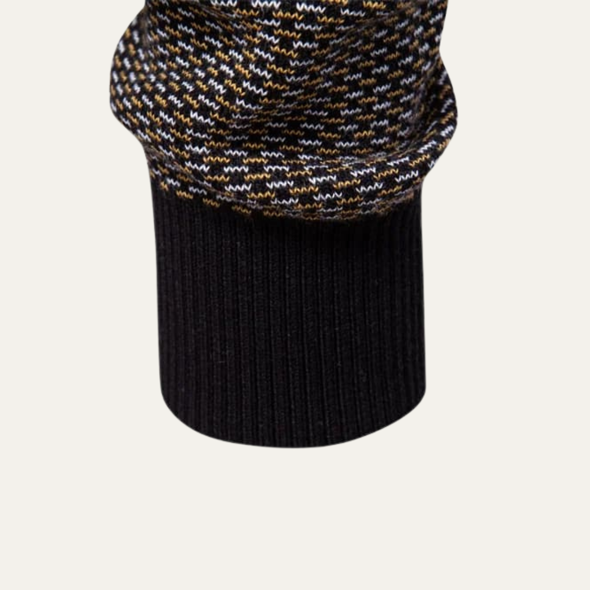 The Champoluc Men’s Half Zip Knitted Jumper with Stand Collar