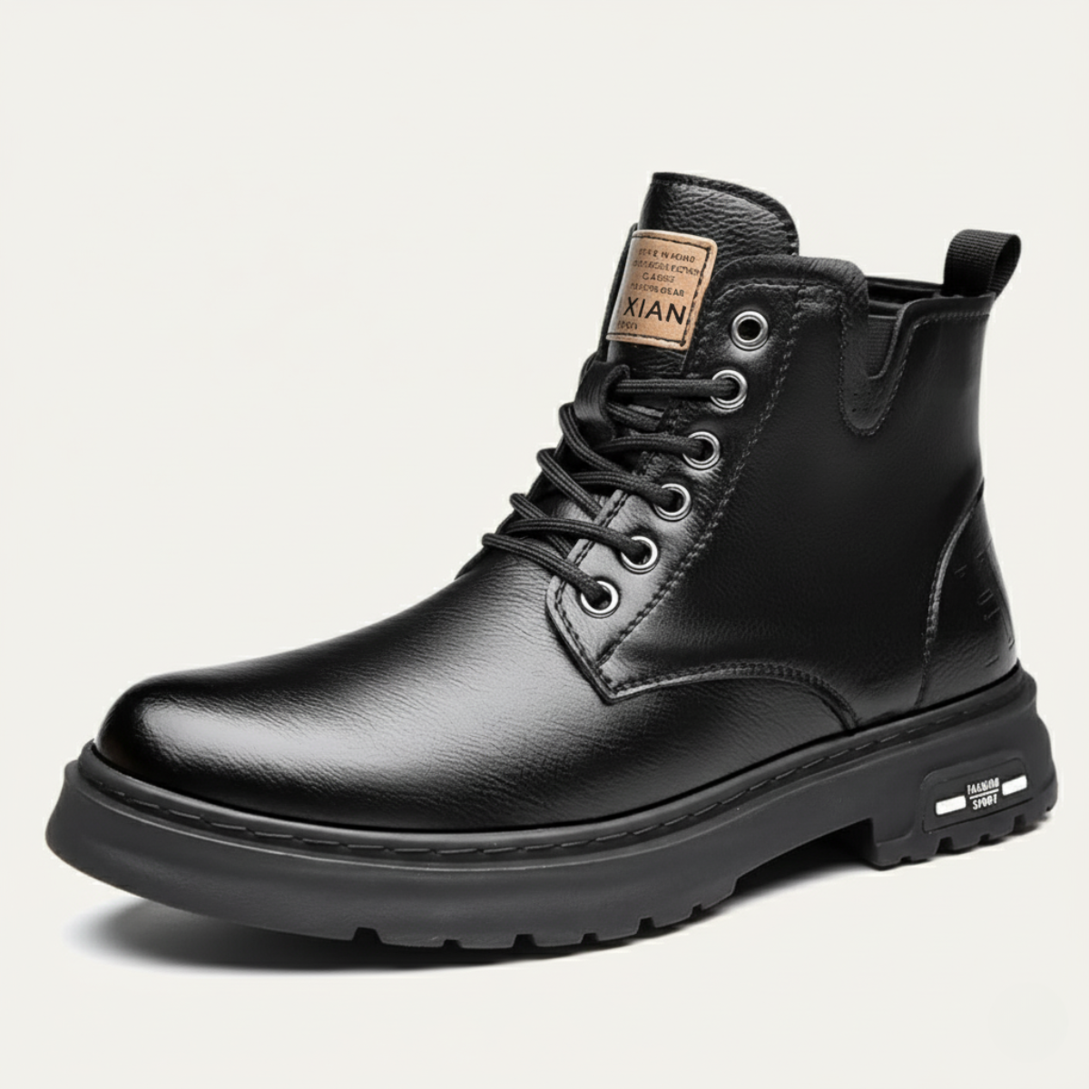 The Lipari Men’s Durable Non Slip Leather Ankle Boots