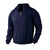 The Amalfi Half Zip Cable-knit Jumper-The British Gentlemen