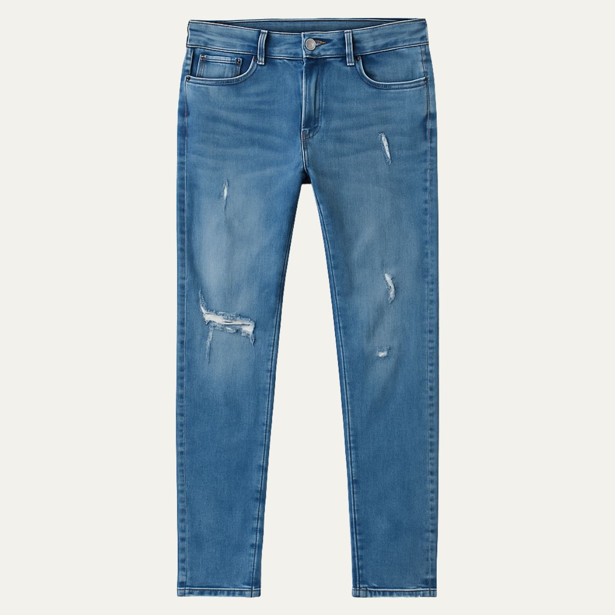 The Bologna Slim Fit Distressed Stretch Skinny Jeans