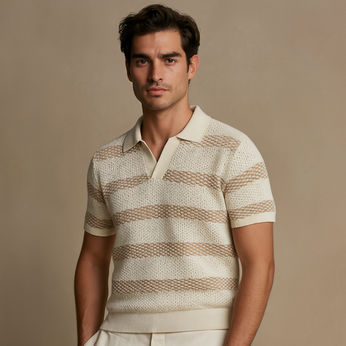 The Cotswold Collared Linen Polo
