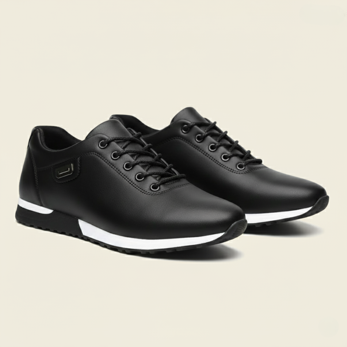 The Bond Street Men’s Orthopedic Shoes Leather Sneakers