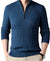 The Wells Cable-knit Quarter Zip Jumper-The British Gentlemen