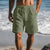 Men Cotton Summer Look Lightweight Linen Shorts-The British Gentlemen