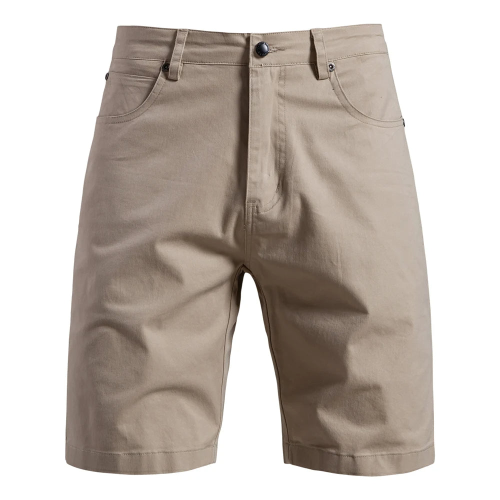 Mens Stylish Breathable Tailored Cotton Cargo Shorts-The British Gentlemen