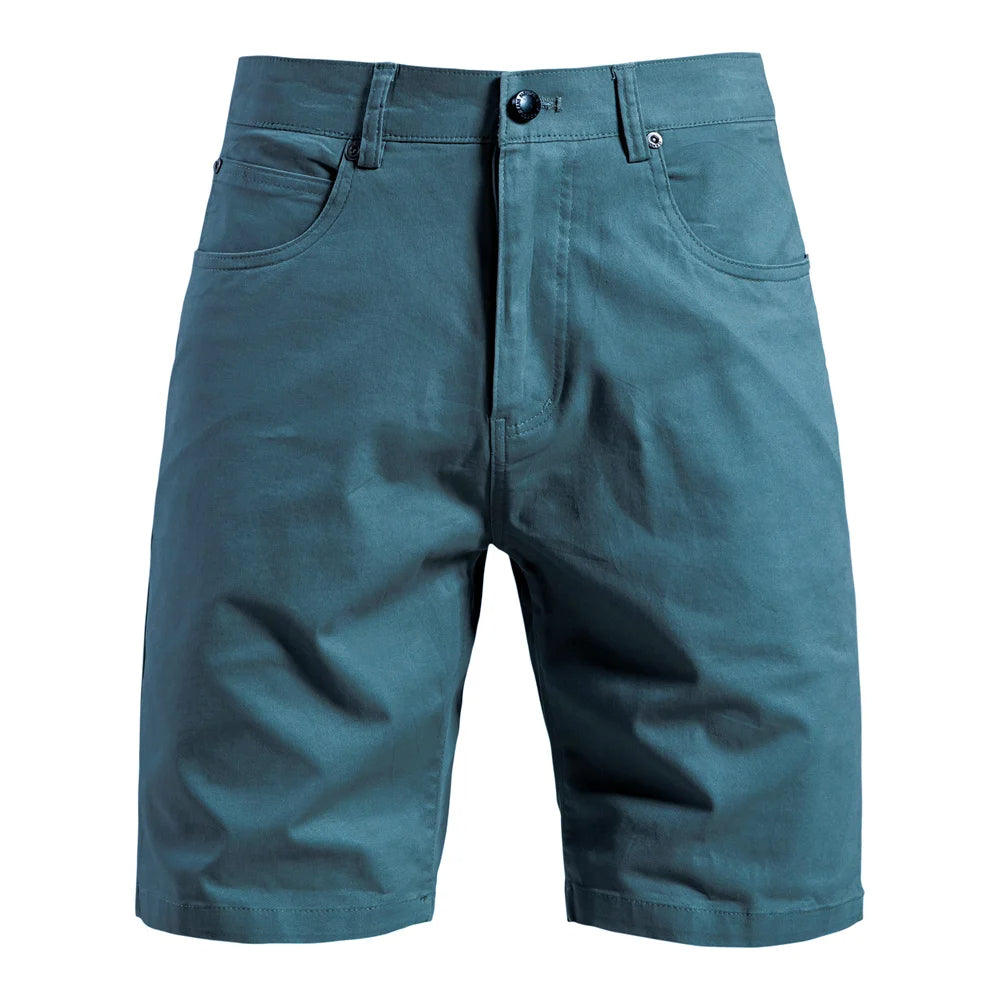 Mens Stylish Breathable Tailored Cotton Cargo Shorts-The British Gentlemen
