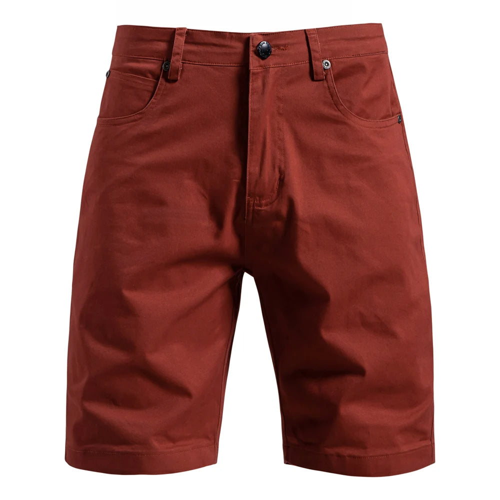 Mens Stylish Breathable Tailored Cotton Cargo Shorts-The British Gentlemen