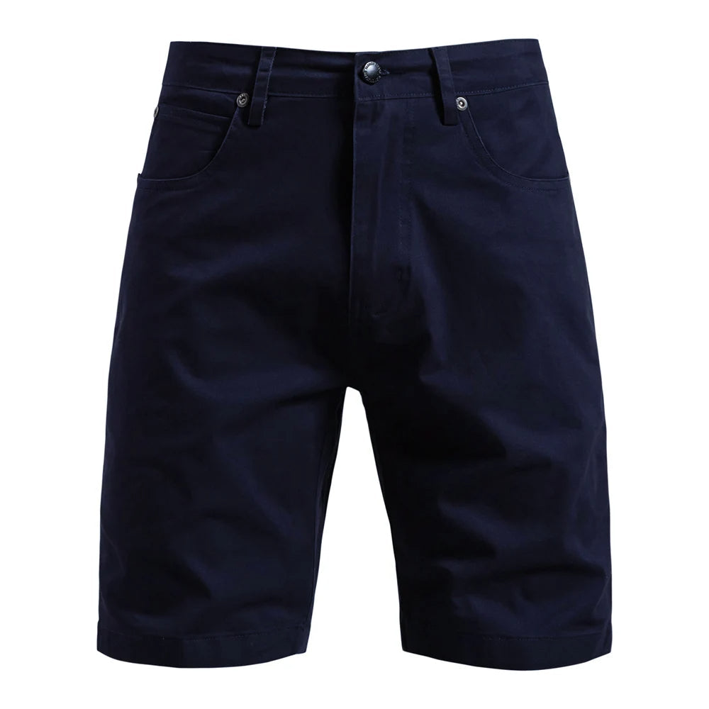 Mens Stylish Breathable Tailored Cotton Cargo Shorts-The British Gentlemen