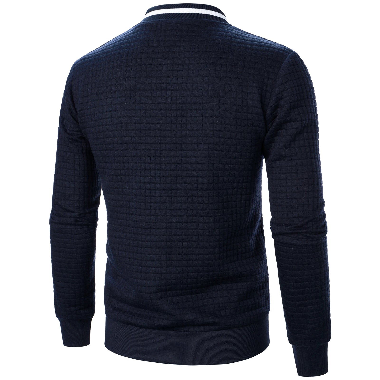 The Harlow Cotton Cardigan for Men – Tailored with Zip