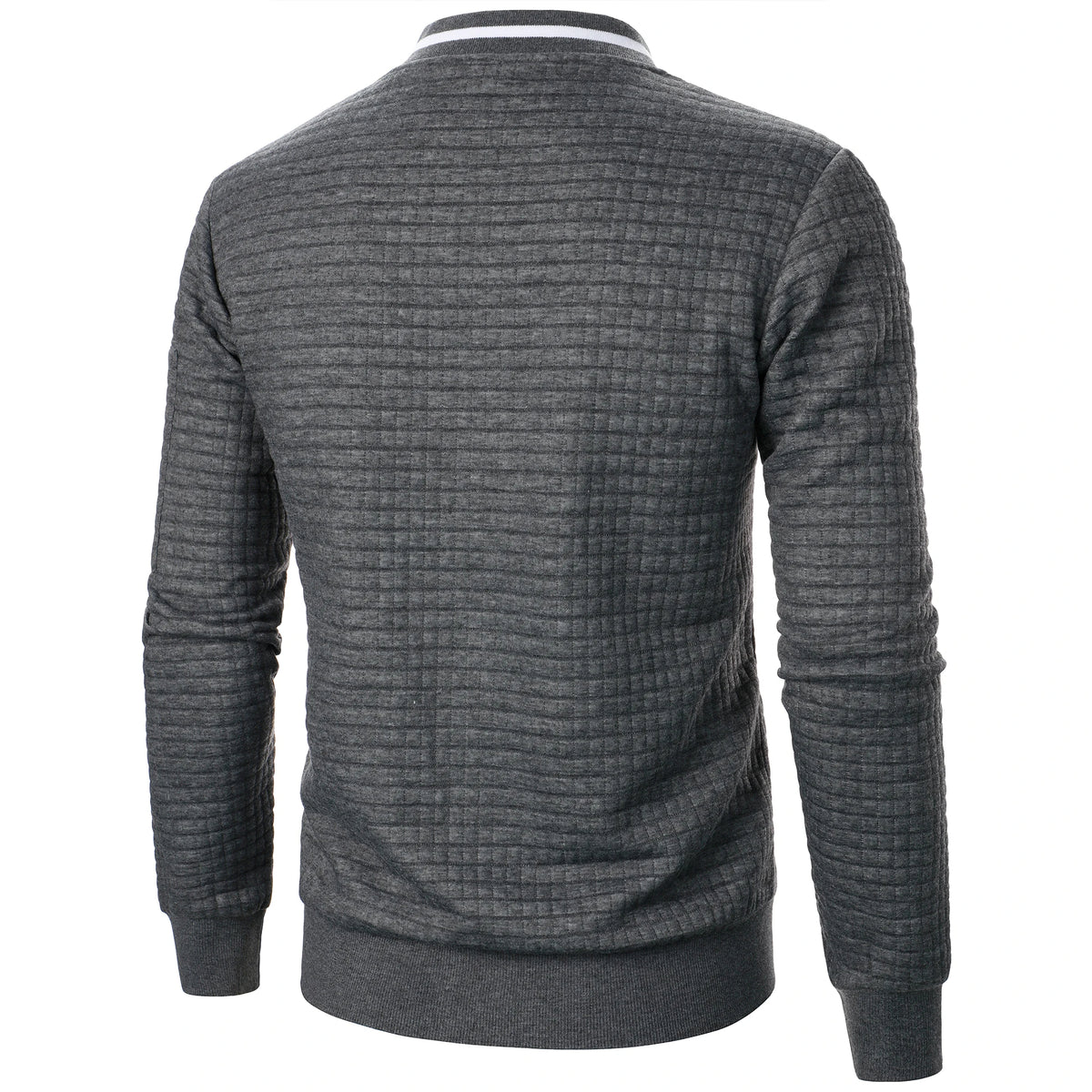 The Harlow Cotton Cardigan for Men – Tailored with Zip