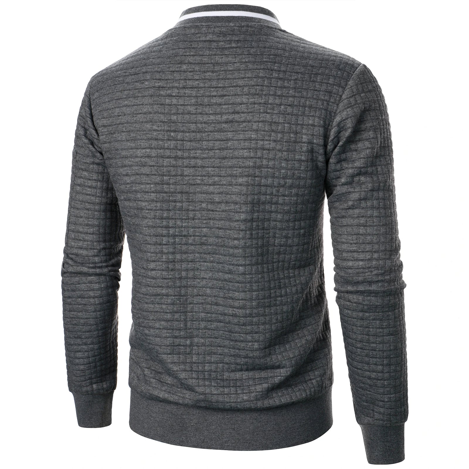 The Harlow Cotton Cardigan for Men – Tailored with Zip