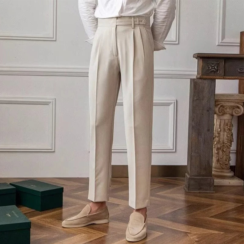The Savile Pleated Trousers for Men