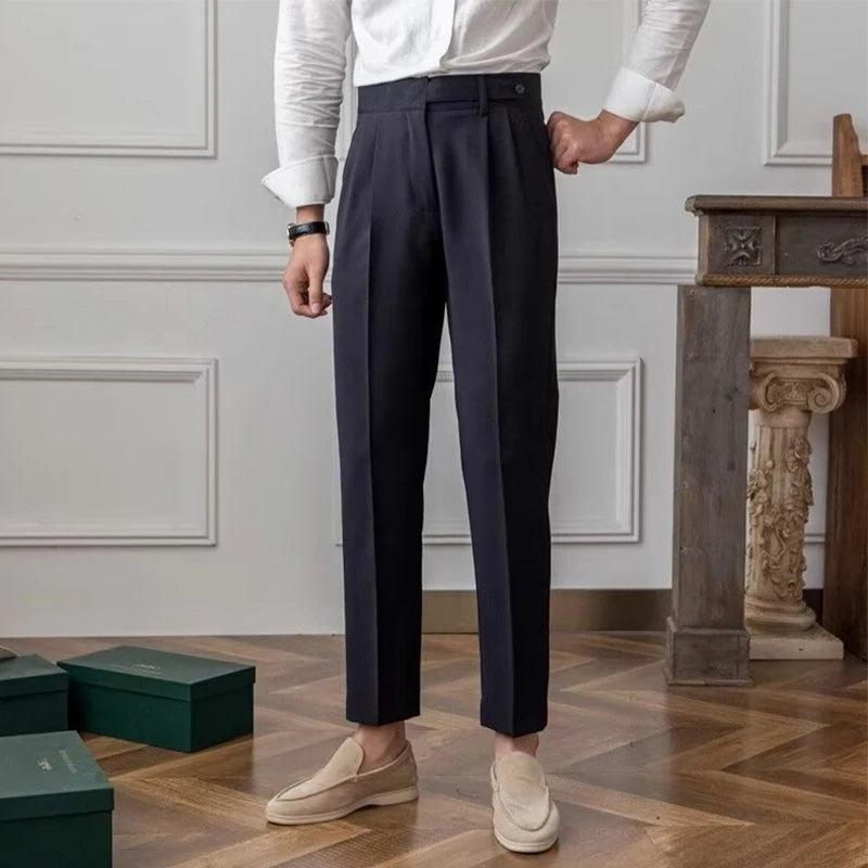 The Savile Pleated Trousers for Men