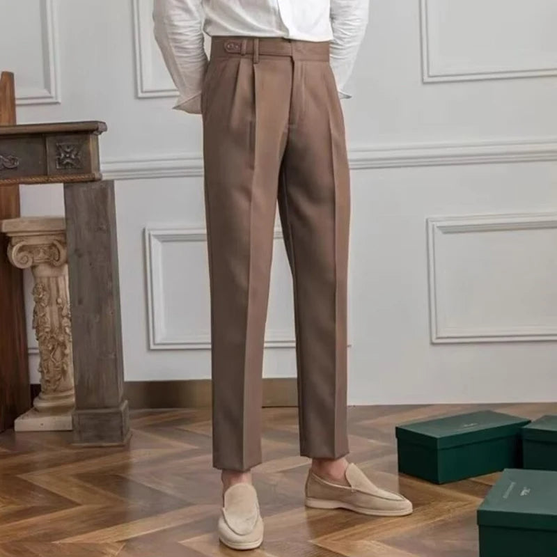 The Savile Pleated Trousers for Men