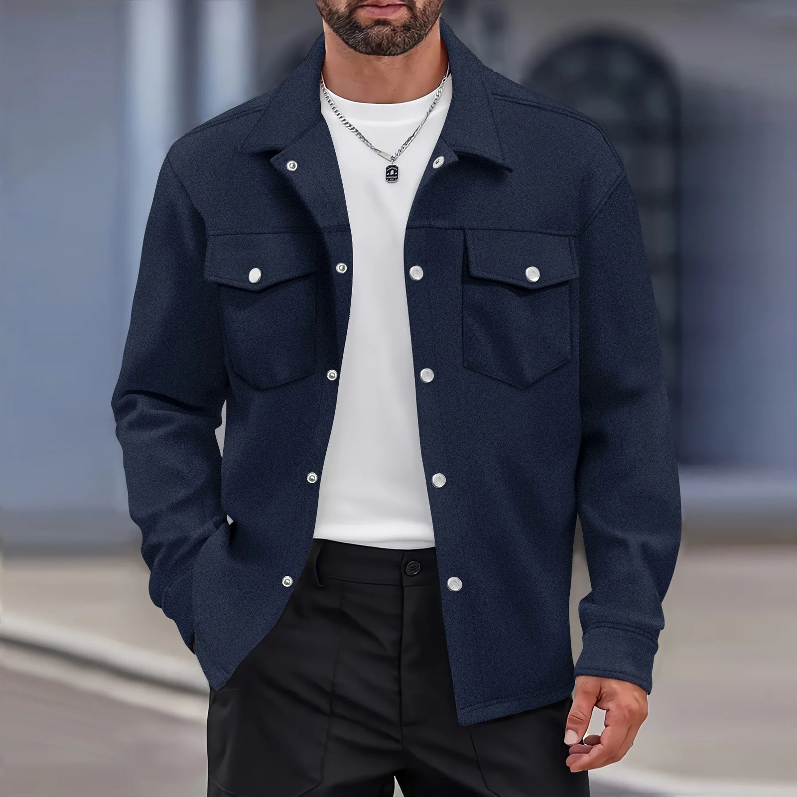 The Riviera Lightweight Men’s Shirt Jacket