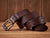 The Lancaster Belt – Double-Pin Vintage Leather Design