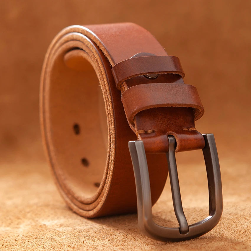 The Easton Belt – Genuine Cow Leather, Hand-Finished Classic