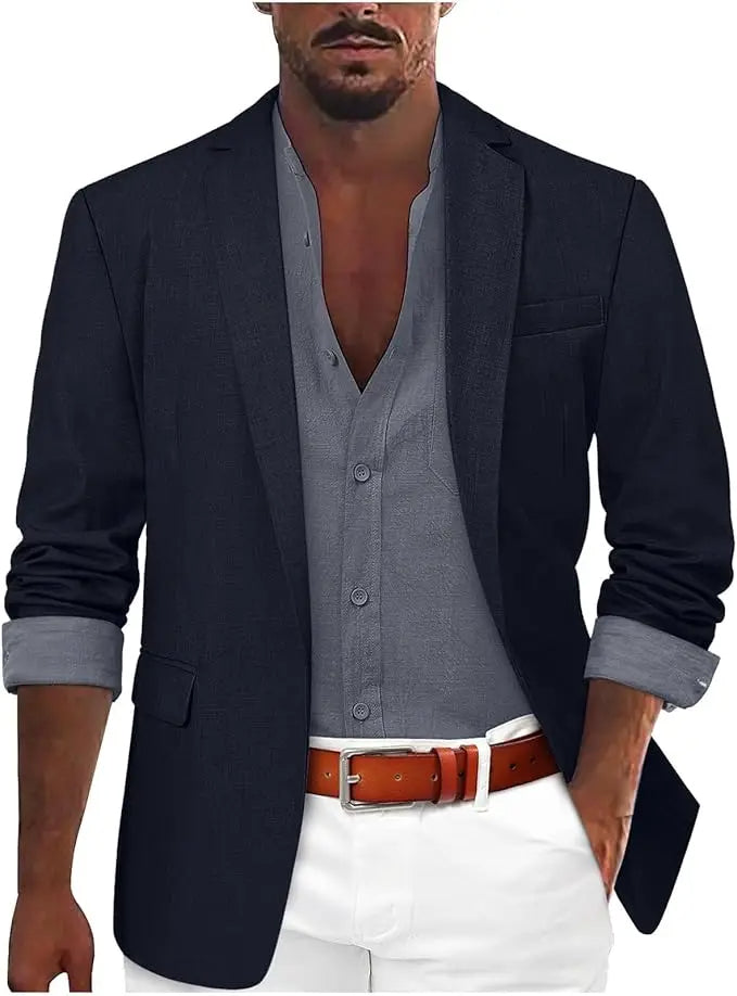 The Whitmore Cotton Blazer – Tailored Fit Jacket