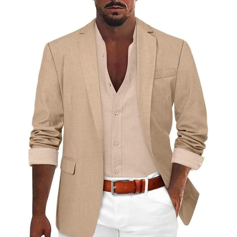 The Whitmore Cotton Blazer – Tailored Fit Jacket