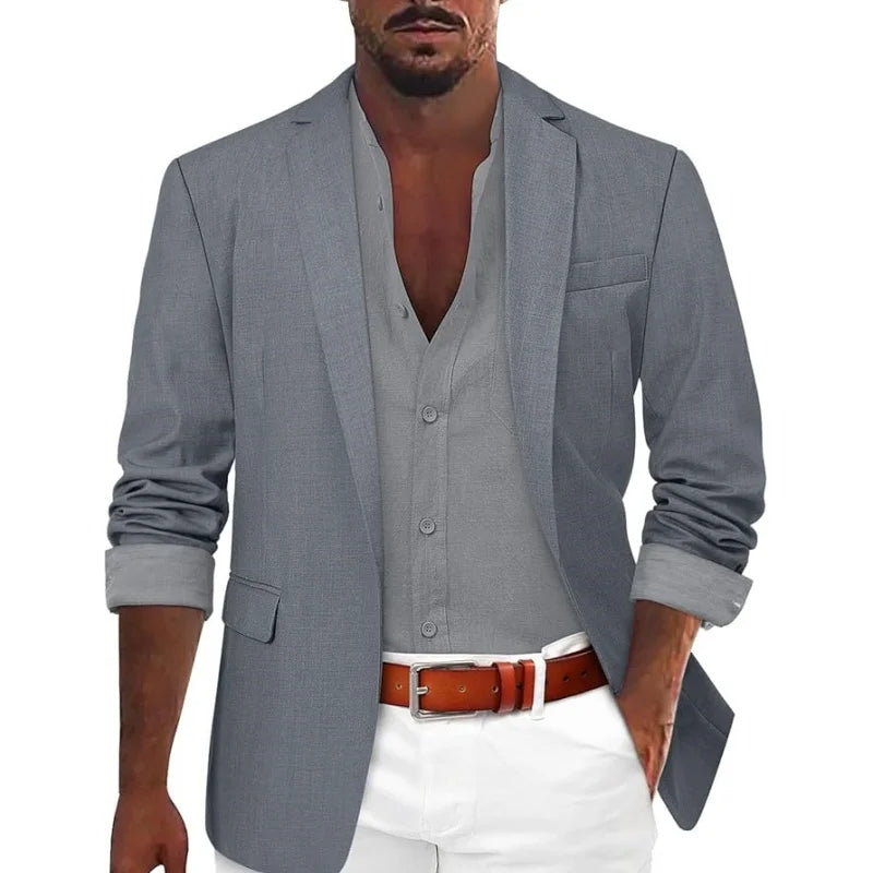 The Whitmore Cotton Blazer – Tailored Fit Jacket