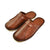 The Dumbarton Men's Leather Mule Relaxes House Shoes