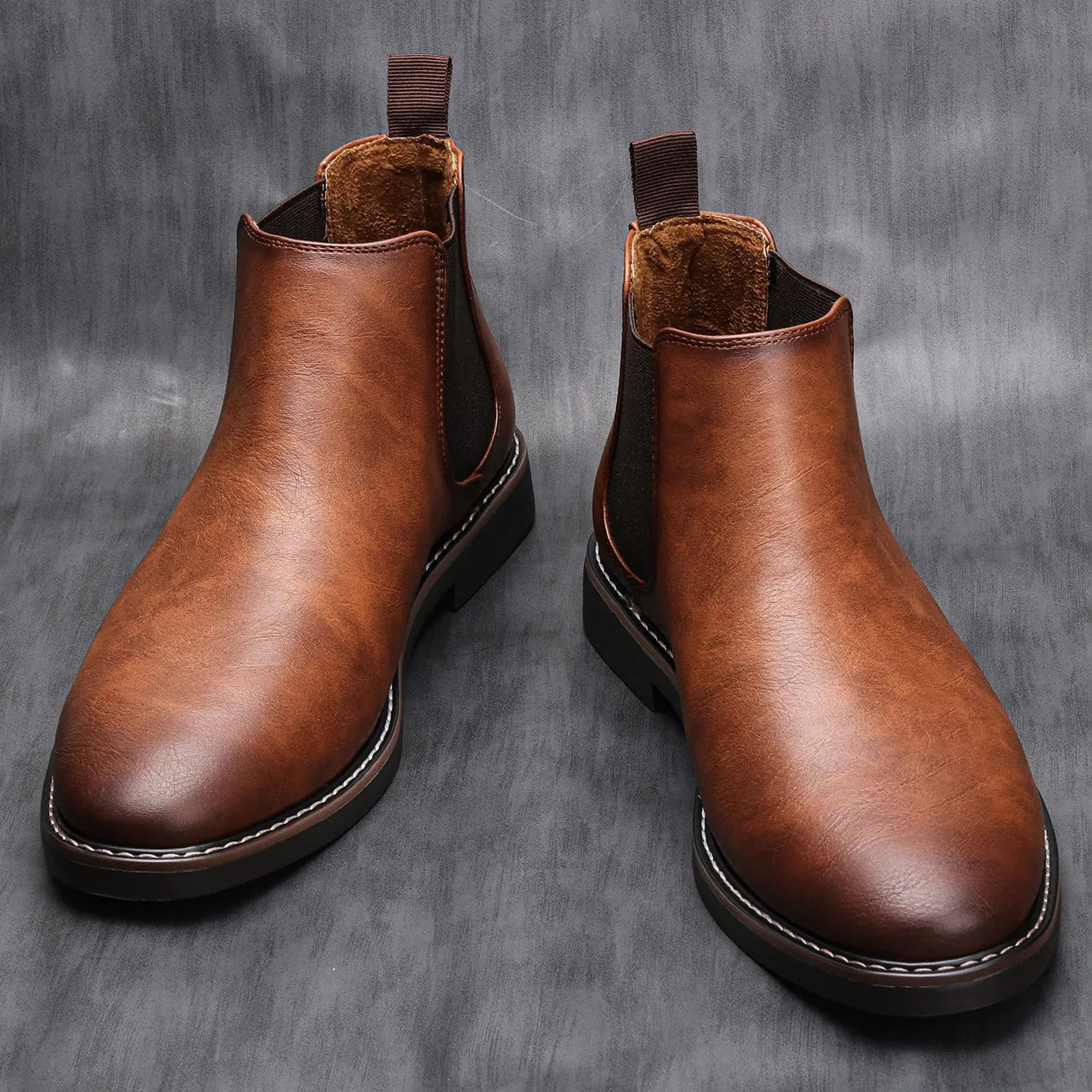 The Staffordshire Men's Classic Leather Chelsea Ankle Boots