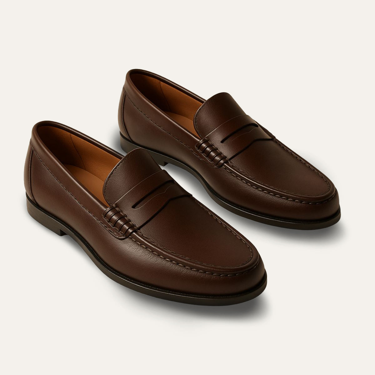 The Penrose Slip on Leather Loafers for Men
