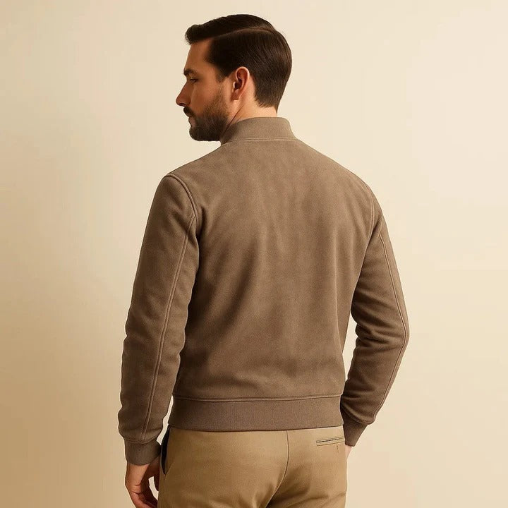 The Verona Elegant Suede Jacket for Men - 2025 Premium Autumn Design
