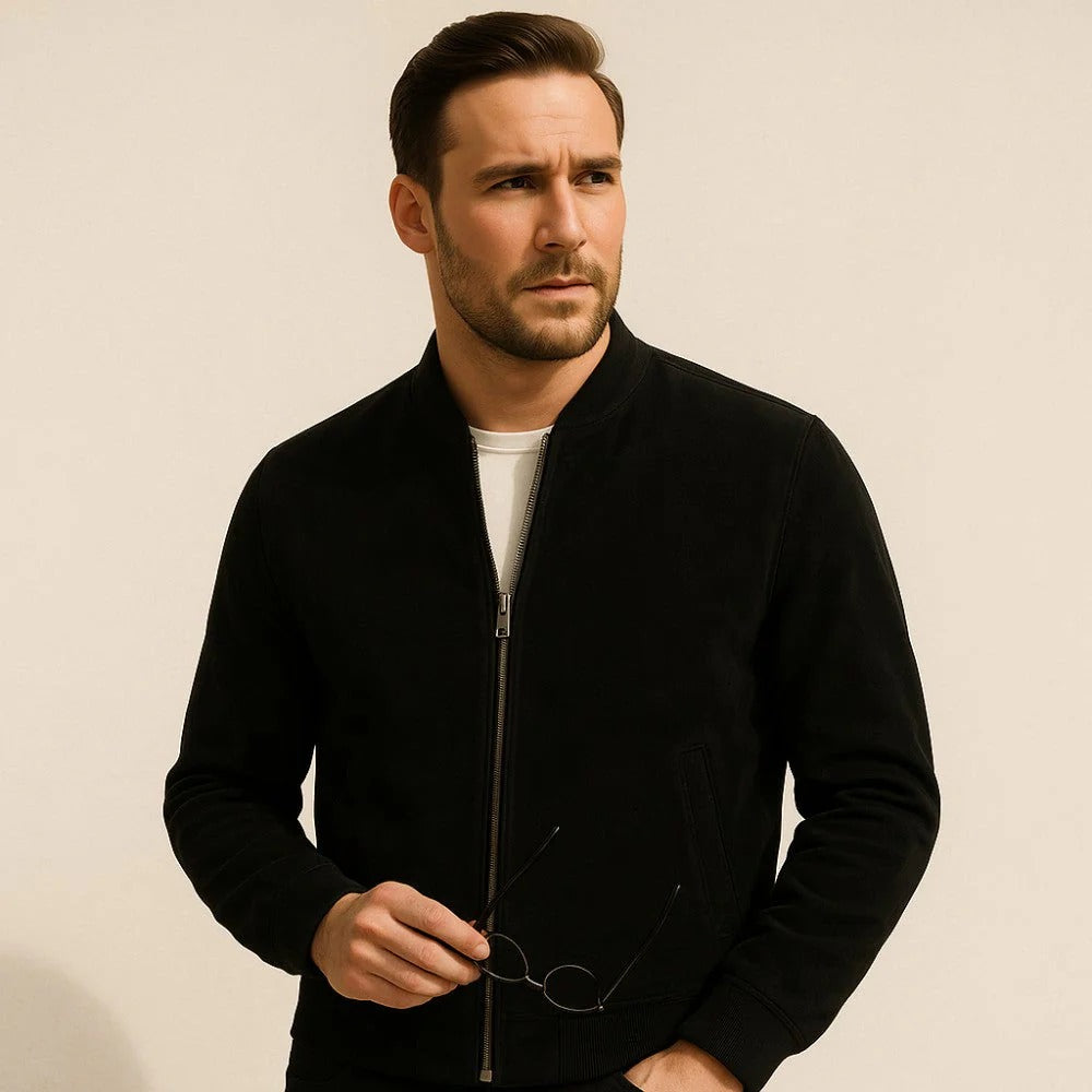 The Verona Elegant Suede Jacket for Men - 2025 Premium Autumn Design