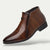 The Oxford Men's Leather Ankle Boots - Vintage Business Dress Shoes