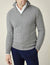 The St. Moritz Cable Knit Zipper Jumper for Men - Old Money Style