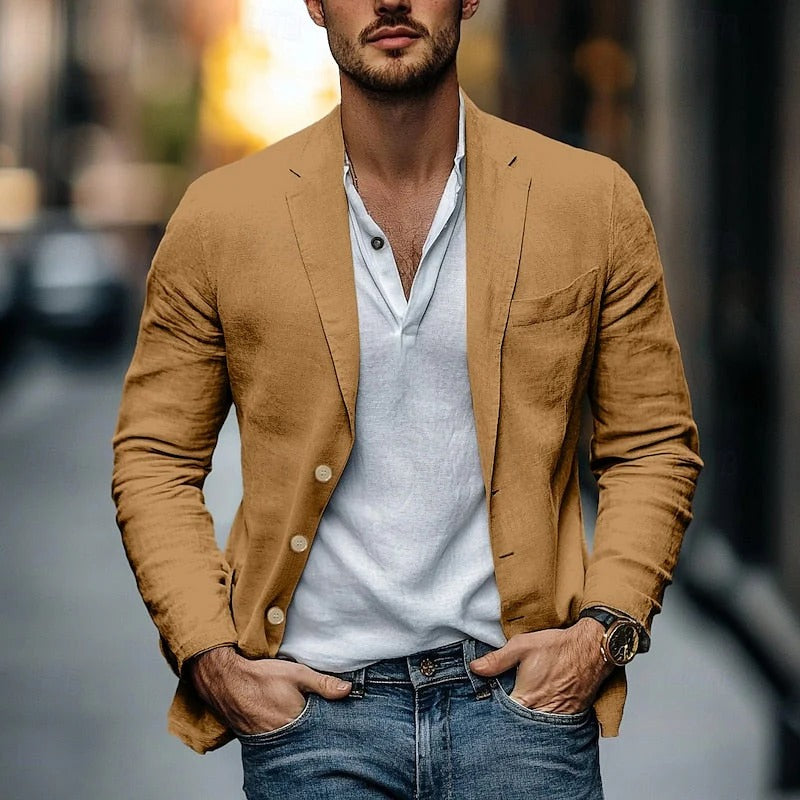 The Riviera Cotton Summer Blazer - Wedding Guest Men - Formal Occasions