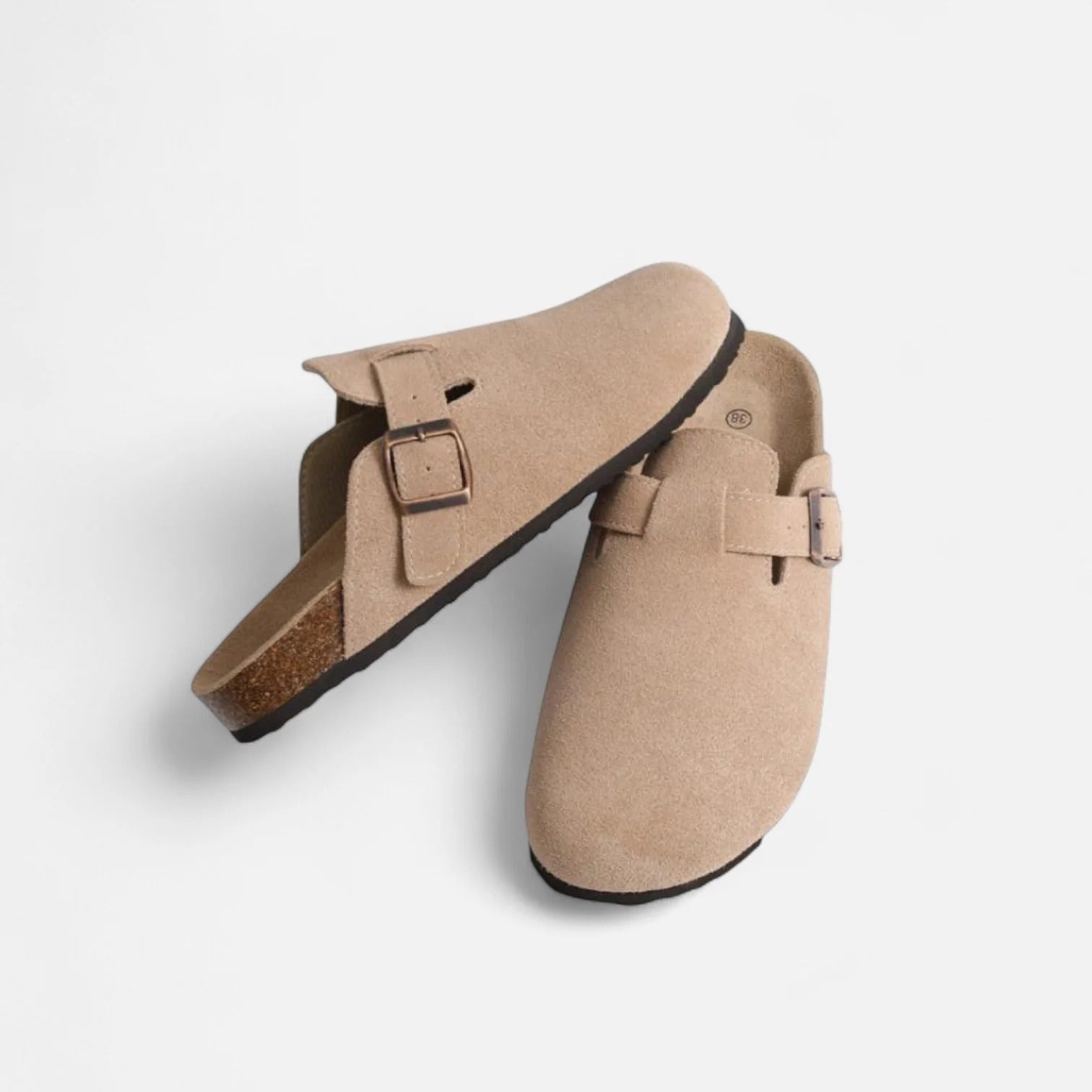 The Aristocrat Old Money Suede Clogs