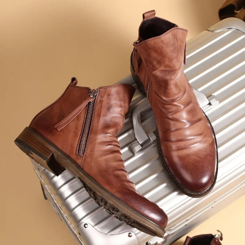 The Rue Saint-Honoré Men’s Leather Chelsea Boots - Luxury Shoes