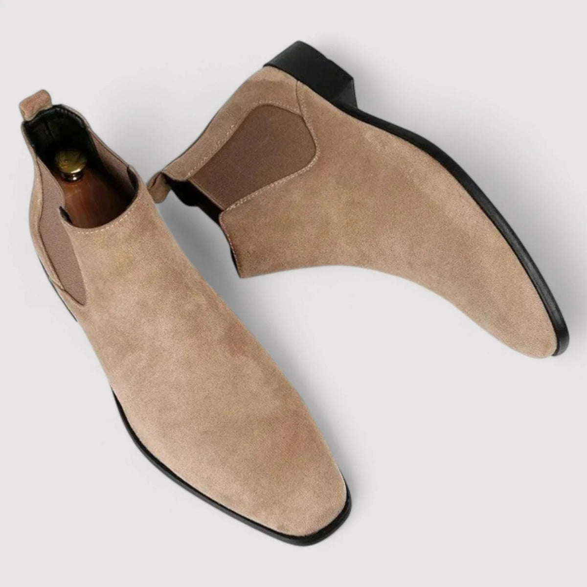 The Vienna Men’s Suede Chelsea Boots - Elegant Slip On Shoes