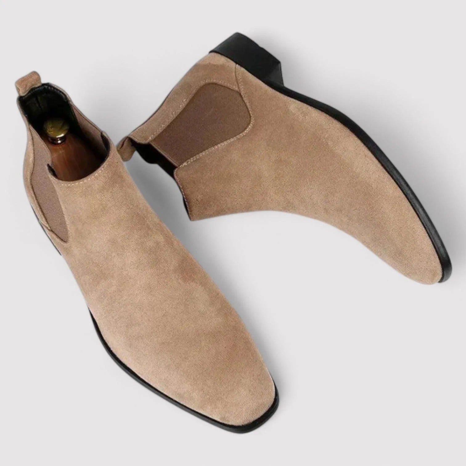 The Vienna Men’s Suede Chelsea Boots - Elegant Slip On Shoes