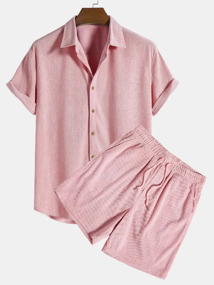 The Corsica Linen Set – Summer Shirt & Trousers for Men