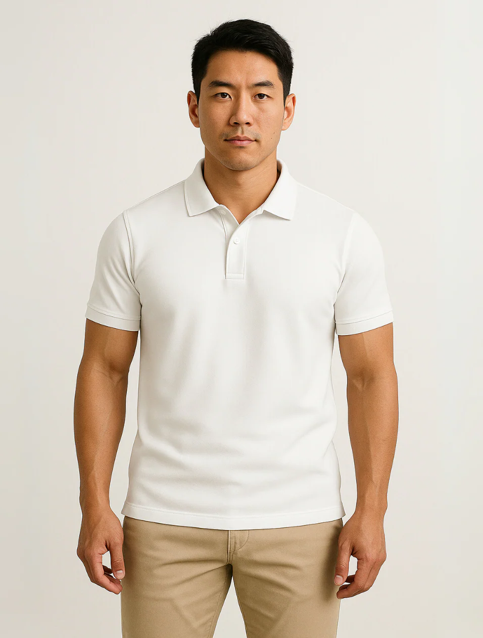 The Corsica White Polo Shirt for Men – Timeless Old Money Style