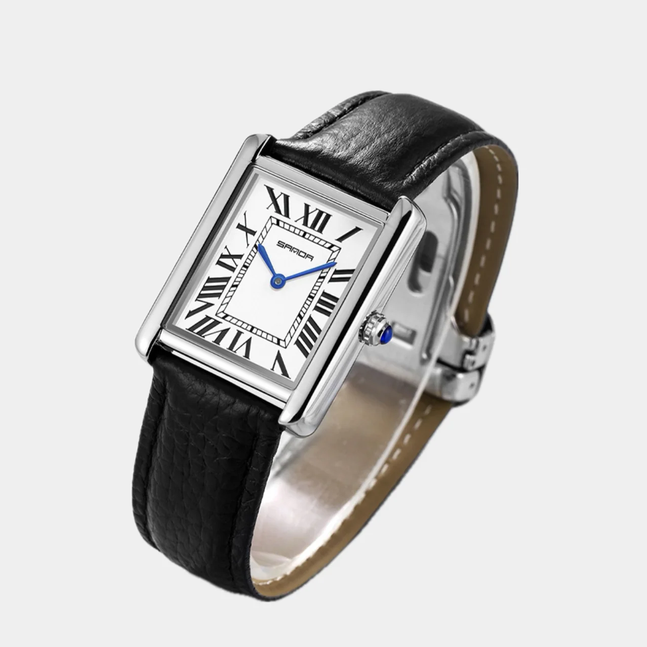 The Savile Men's Classic Dress Watch – Luxury Quartz Leather Strap