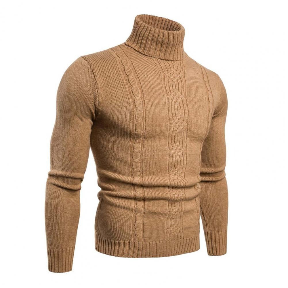 The Courchevel Knitted Turtleneck Jumper for Men - Merino Wool