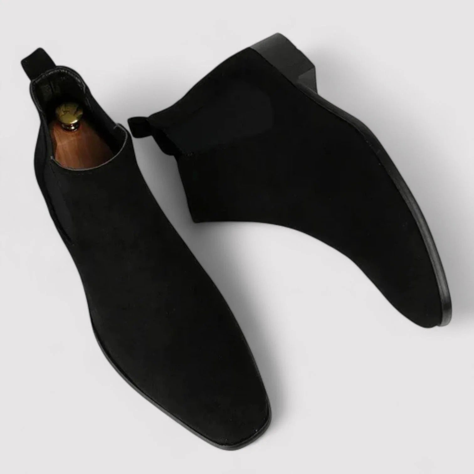 The Vienna Men’s Suede Chelsea Boots - Elegant Slip On Shoes