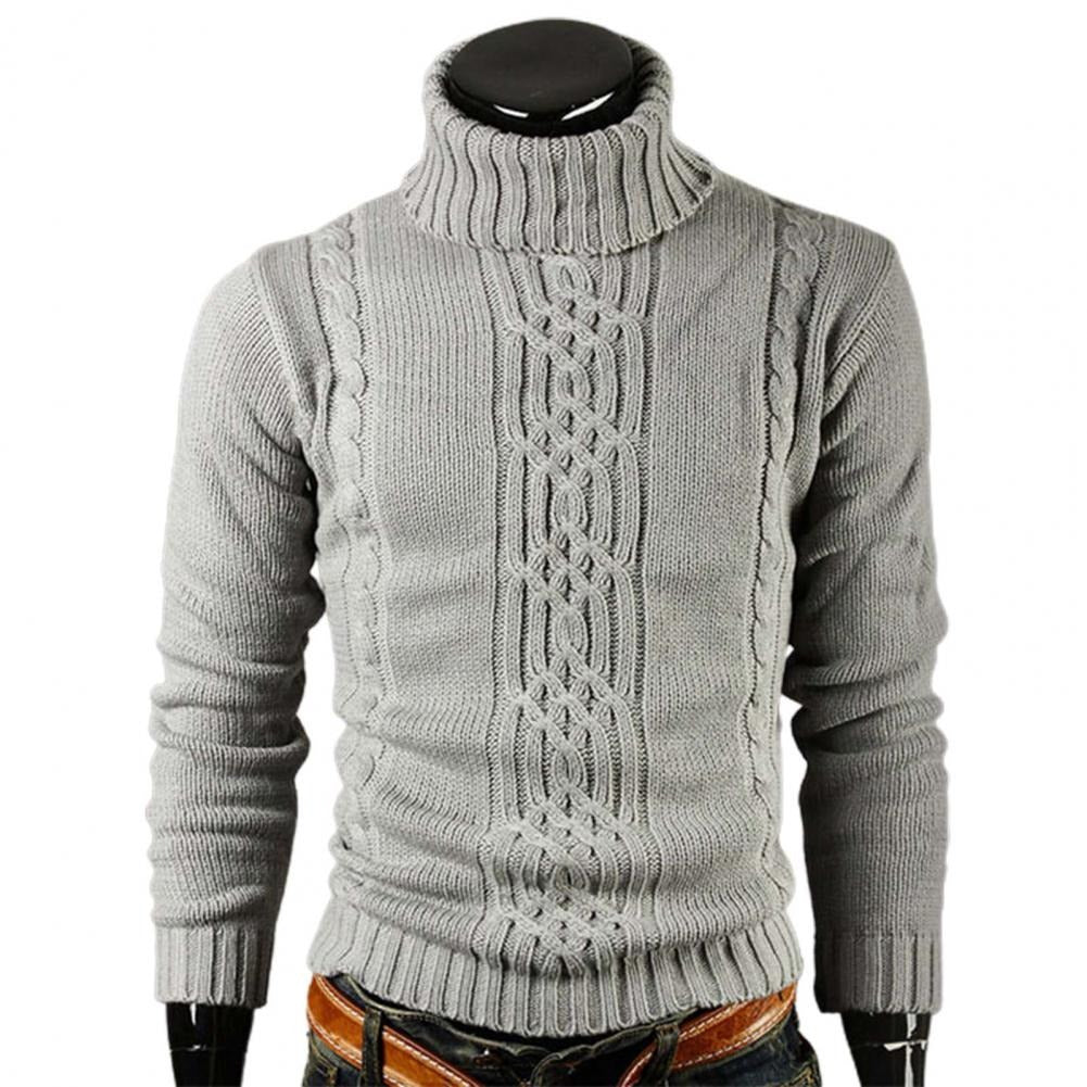 The Courchevel Knitted Turtleneck Jumper for Men - Merino Wool