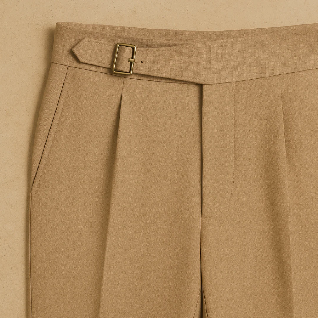 The Monaco Tailored Trousers – Men’s High Waisted Pleated Pants