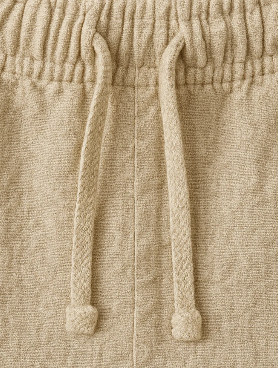 The Lisbon Linen Old Money Beige Shorts for Men