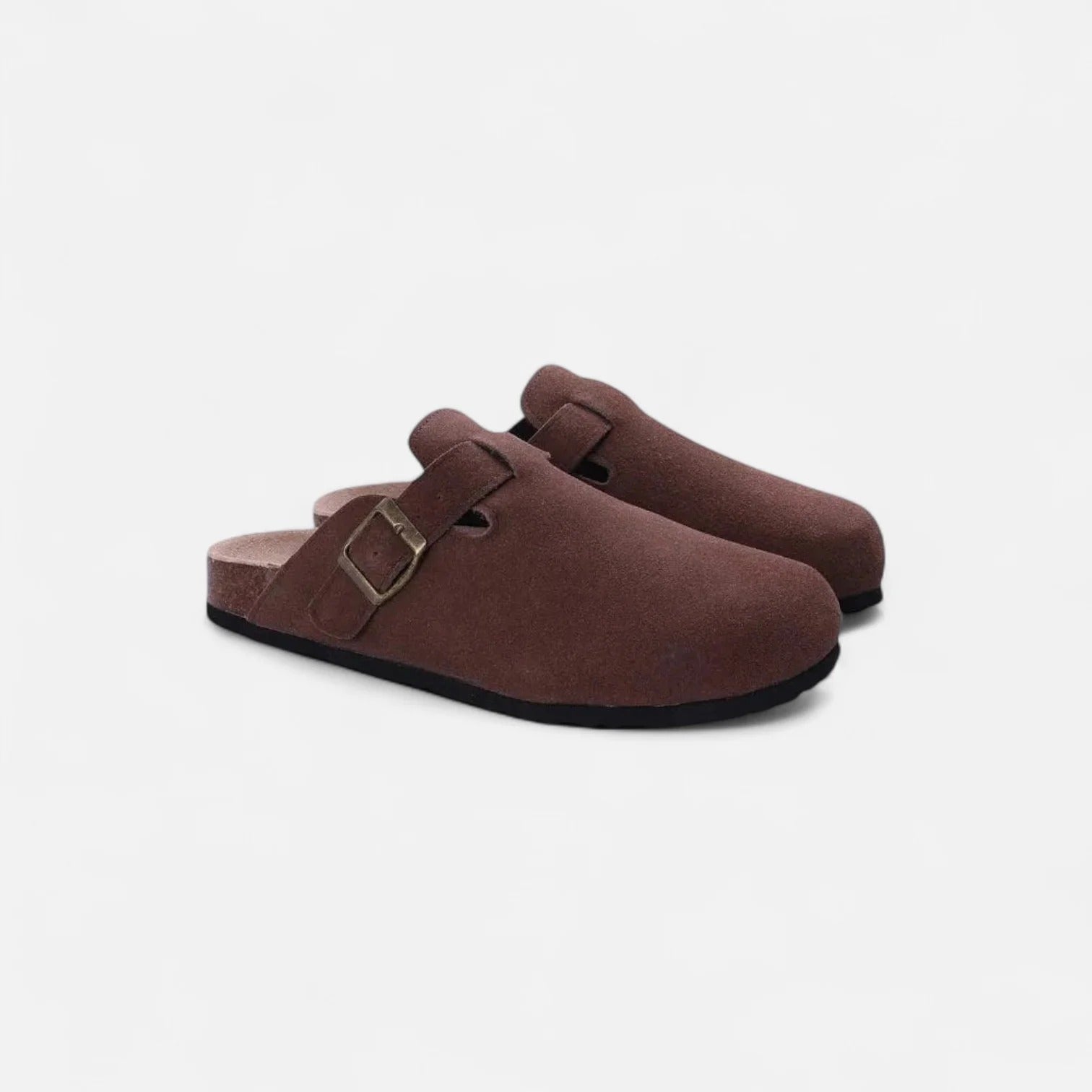 The Aristocrat Old Money Suede Clogs