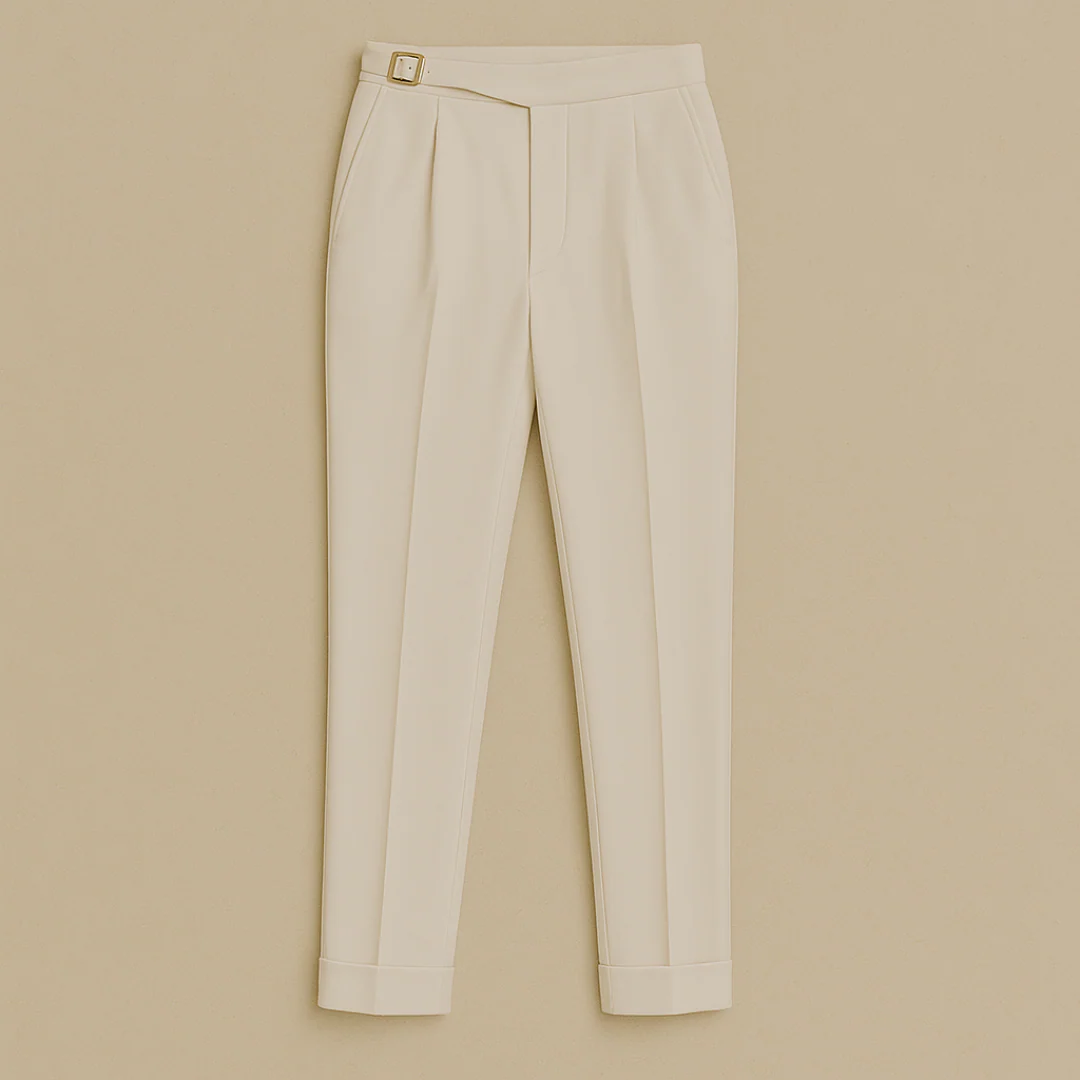 The Monaco Tailored Trousers – Men’s High Waisted Pleated Pants