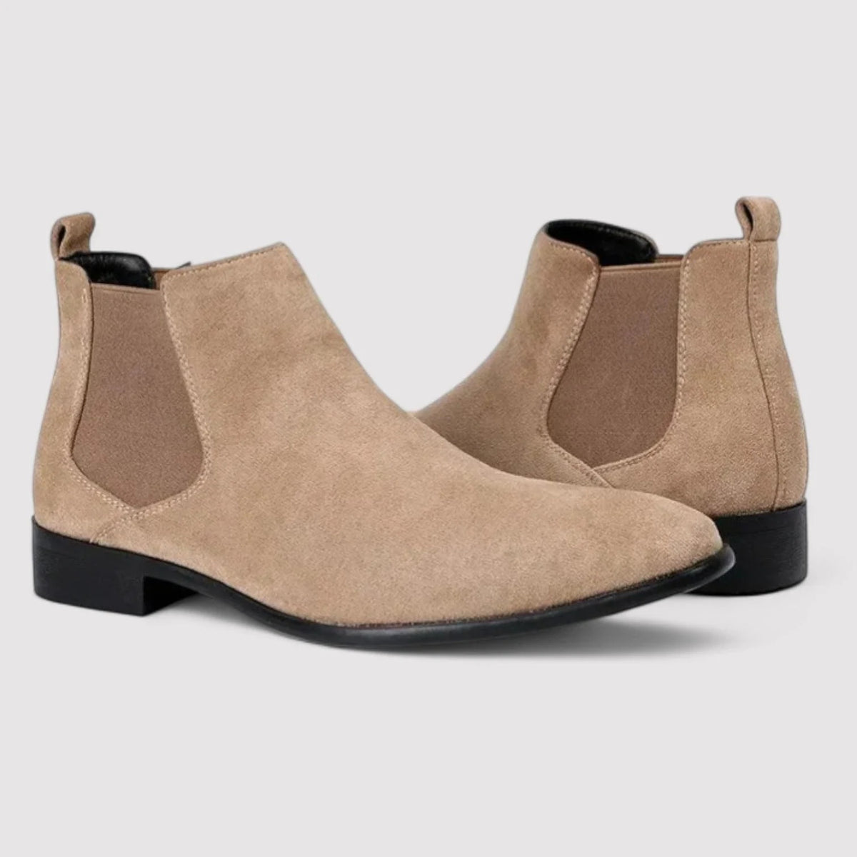 The Vienna Men’s Suede Chelsea Boots - Elegant Slip On Shoes