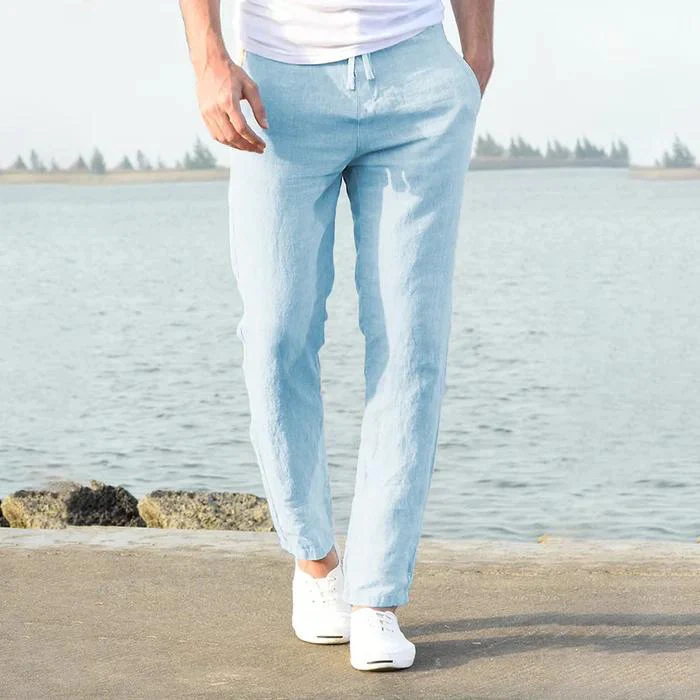 The Portofino Linen Trousers – Casual Summer Fit for Men