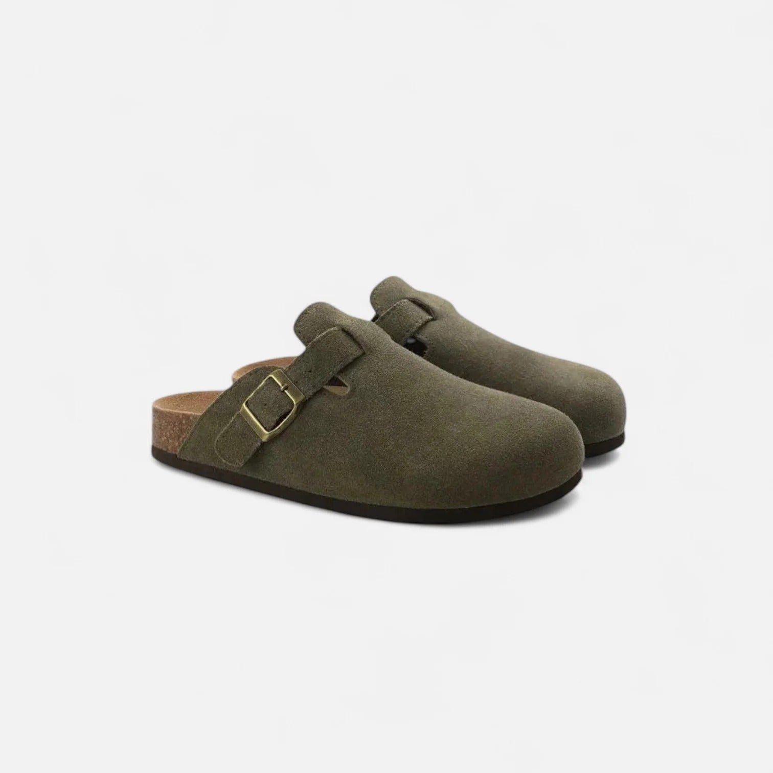 The Aristocrat Old Money Suede Clogs